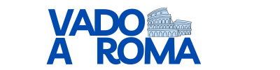 vado a roma logo del sito in blu